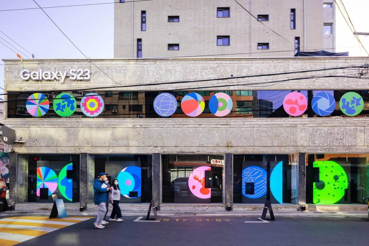 Samsung Galaxy S23 "Explore the New": Environmental graphics