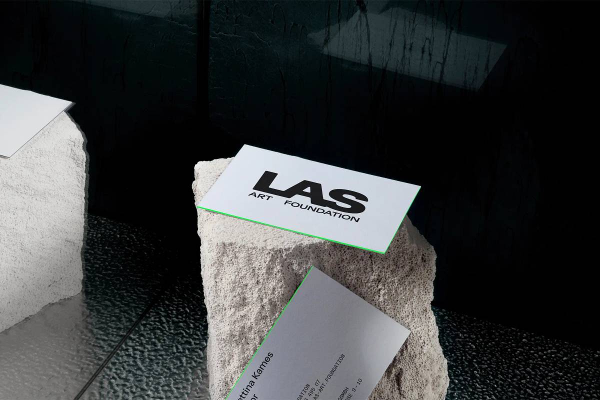 LAS Art Foundation: Business card